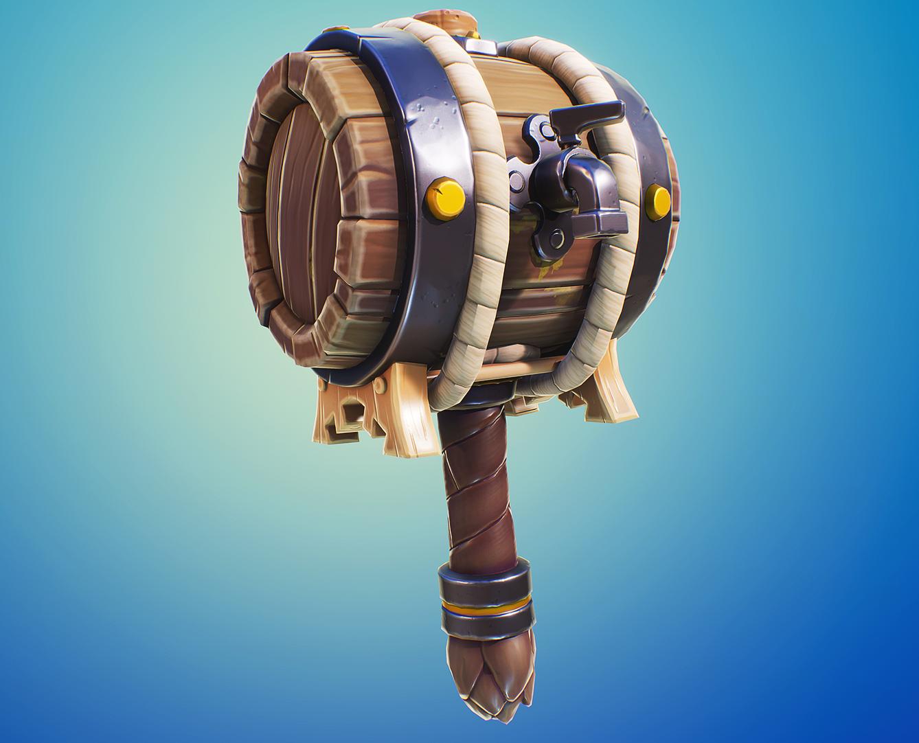 Render of a keg hammer
