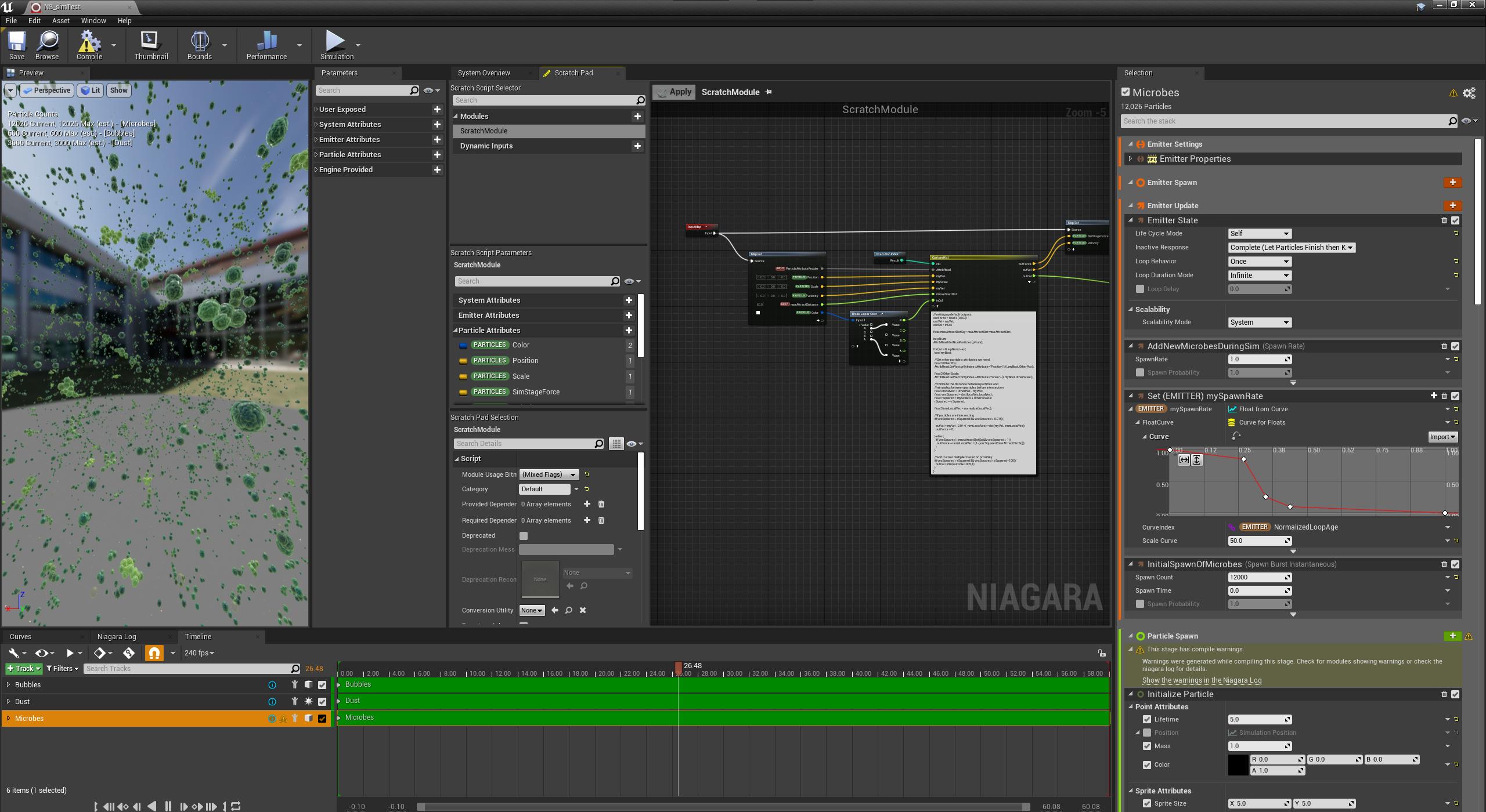 A screenshot of unreal engine