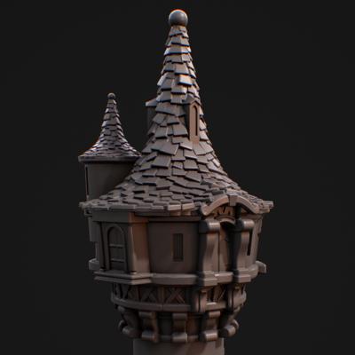 Stylized Rapunzel Tower thumbnail